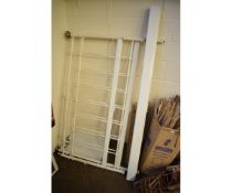 VICTORIAN STYLE WHITE METAL DOUBLE BEDSTEAD