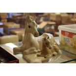 STUDIO SZENER MODEL OF A HORSE AND FOAL (2)