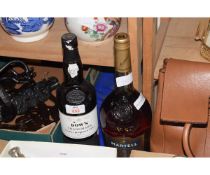 DOW’S TRADEMARK PORT TOGETHER WITH A BOTTLE OF MARTELL FINE COGNAC (2)