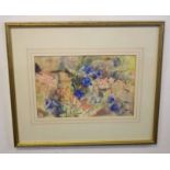 Alice Harford (19th/20th century), "A corner of the rockery", watercolour, signed lower left, 19 x