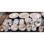 Quantity of Poole pottery table wares and hors d'oeuvres dishes, together with Poole pottery