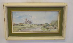 Jason Partner (1922-2005), "Morston Village and Church, Norfolk", watercolour, signed lower right,