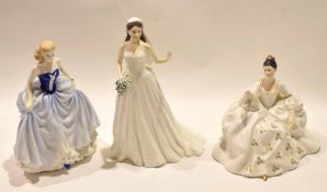 Group of three Royal Doulton ladies, My Love, Susan, Figure of the year 2004 and Katherine, the