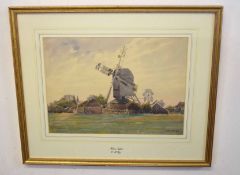 Charles Mayes Wigg (1889-1969), "Wodton, Suffolk", watercolour, signed lower right, 25 x 34cm
