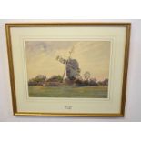 Charles Mayes Wigg (1889-1969), "Wodton, Suffolk", watercolour, signed lower right, 25 x 34cm