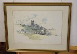 Keith Thickett (20th century), "Cromer, Norfolk", coloured print, signed, numbered 10/50 and