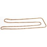 9ct stamped mesh work necklace, 30cm fastened, 7gms