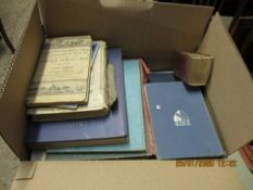 BOX CONTAINING MIXED BOOKS ETC