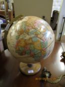 GOOD QUALITY MODERN TERRESTRIAL GLOBE AND STAND