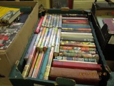 BOX CONTAINING MIXED W E JOHNS BOOKS ETC