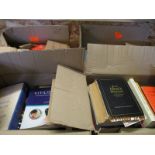 FOUR BOXES OF MIXED MEDICINE BOOKS ETC