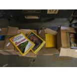 FOUR BOXES CONTAINING NATIONAL GEOGRAPHIC ETC