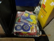 TWO PLASTIC CASES CONTAINING ASSORTED ROSETTES, AWARDS ETC