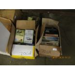 TWO BOXES CONTAINING MIXED BOOKS, PAPERBACKS ETC