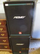 PAIR OF PEAVEY PA SPEAKERS