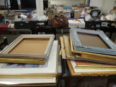 TWO GROUPS OF MIXED WATERCOLOURS, PICTURES, FRAMES ETC