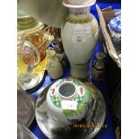 ORIENTAL VASE, COLLECTORS PLATE, A FURTHER GINGER JAR ETC