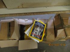 FOUR BOXES CONTAINING MIXED NATIONAL GEOGRAPHIC ETC