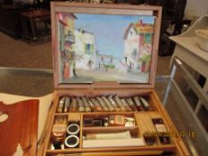 BEECHWOOD FRAMED PORTABLE ARTISTS EASEL