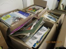 FOUR BOXES OF MIXED EPHEMERA ETC