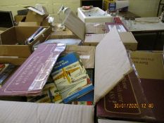 FOUR BOXES OF MIXED BOOKS ETC