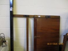 MAHOGANY DISMANTLED DOUBLE BED