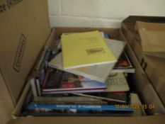 BOX CONTAINING LOCAL INTEREST BOOKS ETC