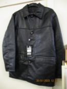 ITALIAN MADE BLACK LEATHER JACKET