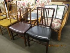TWO DINING CHAIRS