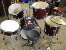 GOOD QUALITY STAGG DRUM KIT AND SEAT ETC