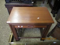 RETRO TEAK, POSSIBLY G-PLAN, NEST OF THREE TABLES