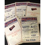 THE SPHERE, 10 issues, March, May-September 1928