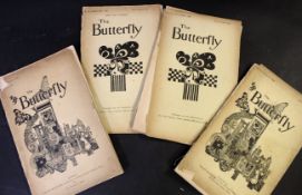 ARTHUR LAWRENCE AND SIDNEY SIME (EDS): THE BUTTERFLY, 1899-1900, 4 issues, March, August and