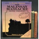 DENNIS WHEATLEY: 6 titles: MURDER OFF MIAMI, [1936], 4to, original wraps, soiled and chipped; WHO