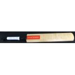 Signed Gray-Nicolls cricket bat including signatures by Freddie Trueman, Brian Close, Fred Titmus,