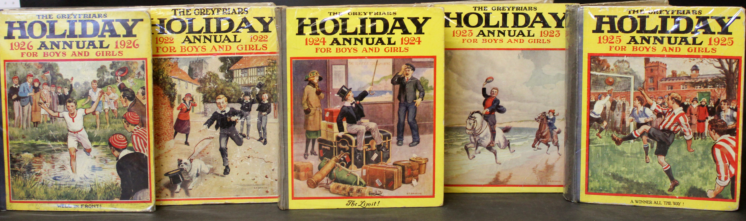 THE GREYFRIARS HOLIDAY ANNUAL 1920-30, 11 vols, 1920 annual title "The Holiday Annual", original - Image 3 of 3