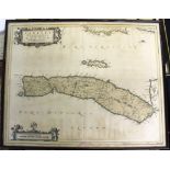 TIMOTHY PONT: CANTYRA CHERSONESUS, engraved hand coloured map, circa 1654, engraved by W Blaeu,