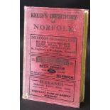 KELLY'S DIRECTORY OF NORFOLK, 1933, with map, original cloth worn