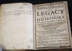 SAMUEL HARTLIB: SAMUEL HARTLIB, HIS LEGACY OF HUSBANDRY WHEREIN ARE BEQUEATHED TO THE COMMON-