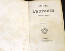 HIPPOLYTE HOSTEIN: LES AMIS DE L'ENFANCE, ill Louis Lassalle, Paris, Louis Janet, circa 1845, hand