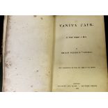 WILLIAM MAKEPEACE THACKERAY: VANITY FAIR, A NOVEL WITHOUT A HERO, London, Bradbury & Evans, 1848,
