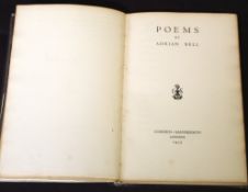 ADRIAN BELL: POEMS, London, Cobden Sanderson, 1935, (30), 1st edition, signed but not numbered,