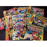 One box: SUPER SPIDER-MAN WITH THE SUPER HEROES, Marvel Comics, 1976-77, Nos 158-176, 186-237, 239-