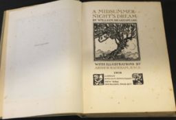 WILLIAM SHAKESPEARE: A MIDSUMMER NIGHT'S DREAM, Ill A Rackham, London and New York, 1908, 1st