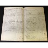 Folio half reverse calf Westminster Bank cash book for 1931, Jefferies & Sons & Co, partly full