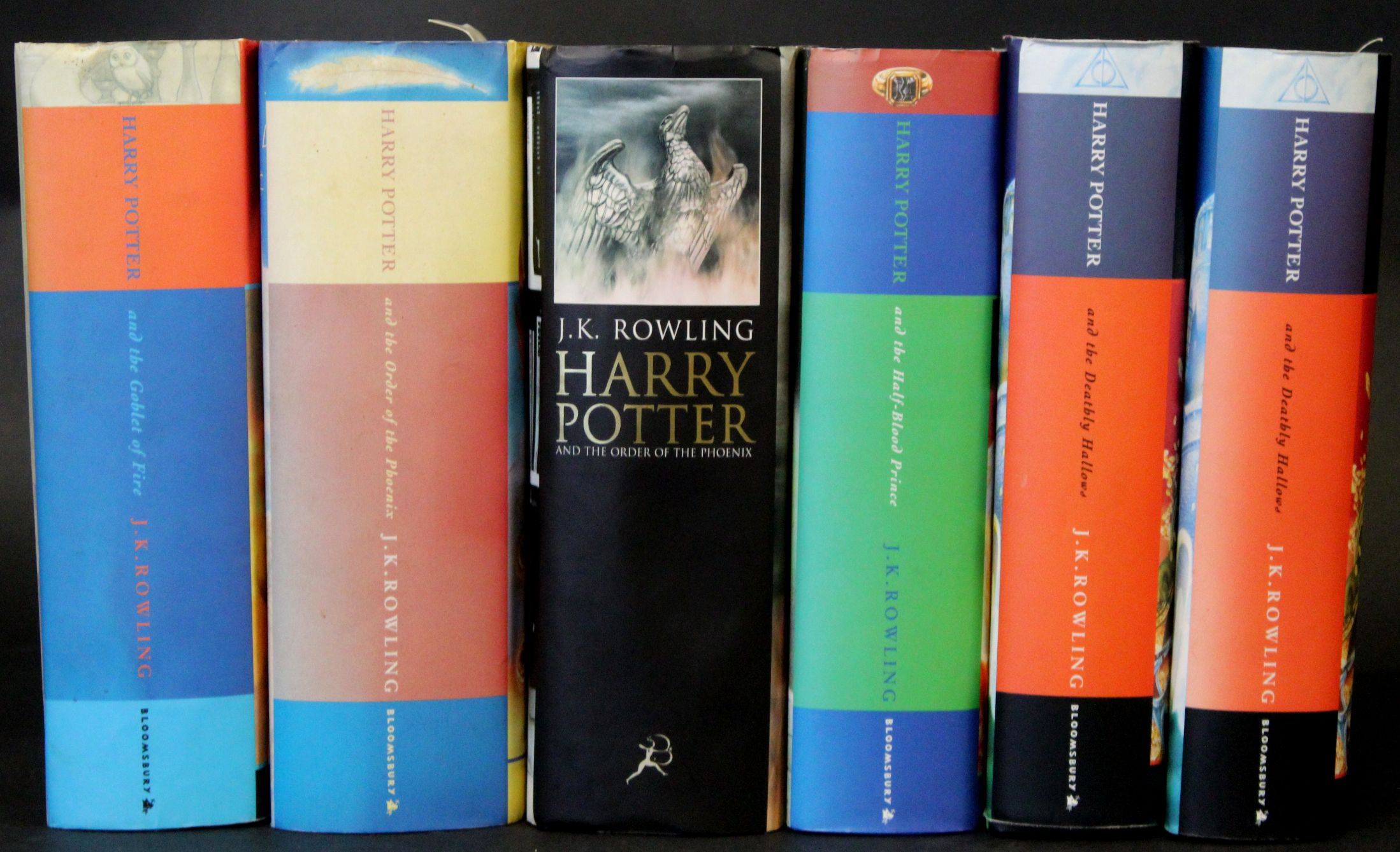 J K ROWLING: 5 titles: HARRY POTTER AND THE GOBLET OF FIRE, Bloomsbury, 2000, 1st edition, - Image 2 of 2