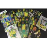 Two boxes: approx 60+ NORWICH CITY football programmes, 2000-2015 including Arsenal 2014, Ipswich