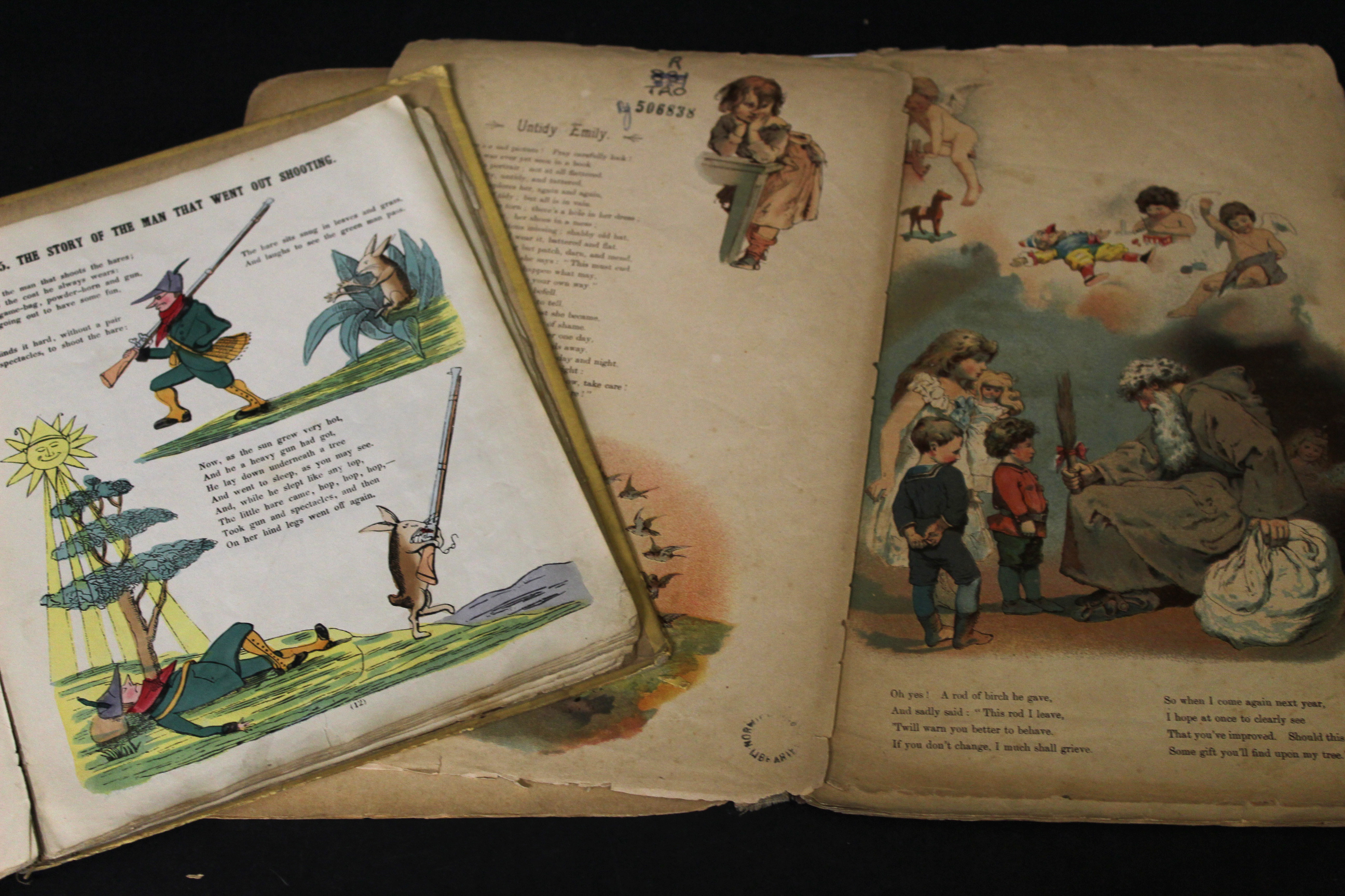 HEINRICH HOFFMANN: THE ENGLISH STRUWWELPETER..., Leipzig circa 1850, 5th edition, original cloth - Image 2 of 2