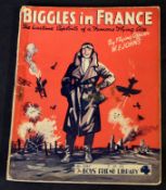 W E JOHNS: BIGGLES IN FRANCE, Amalgamated Press, November, 1935, "Boys Friend Library", 1st edition,