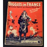 W E JOHNS: BIGGLES IN FRANCE, Amalgamated Press, November, 1935, "Boys Friend Library", 1st edition,